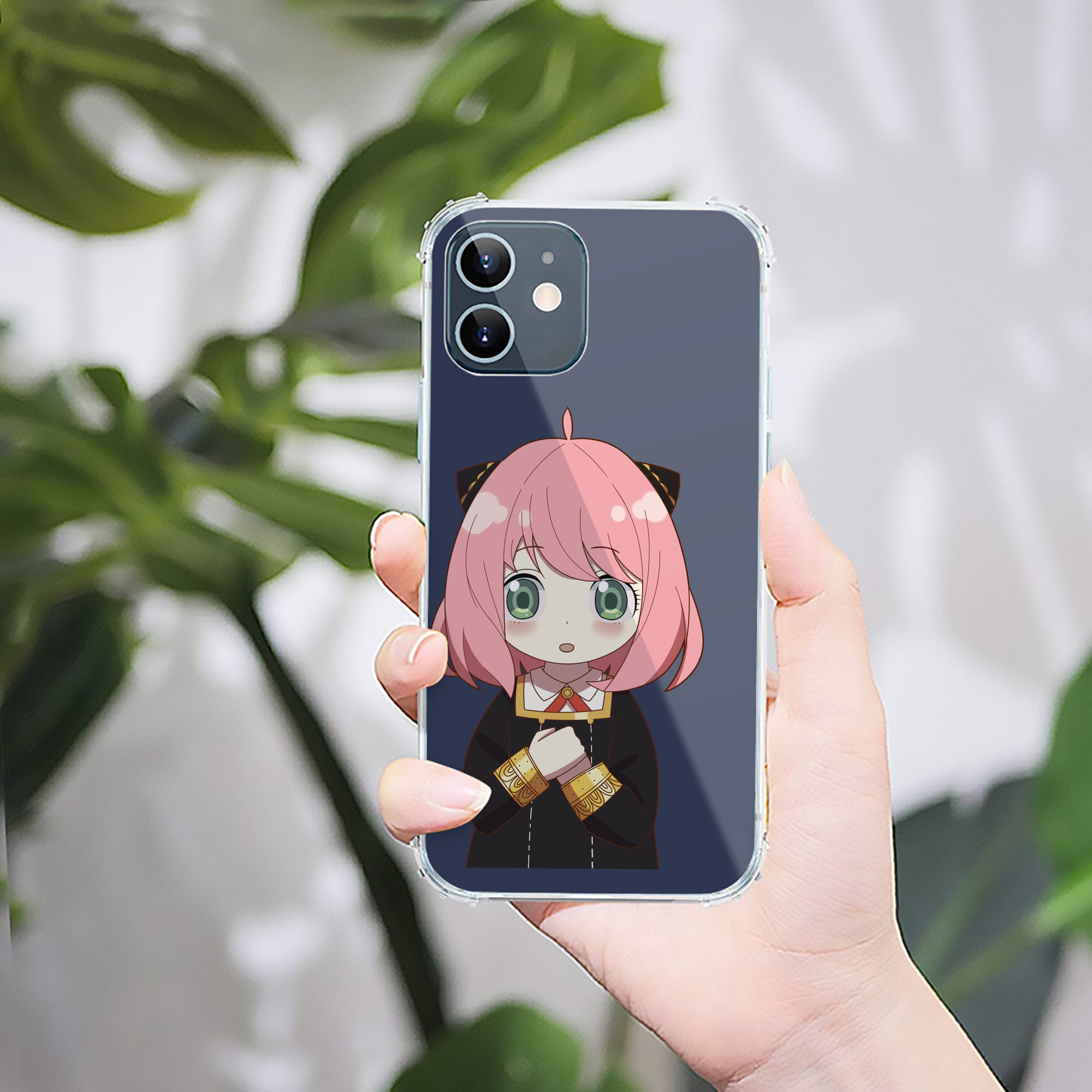 （画像用） SPY×FAMILY间谍家家酒 【iPhone 12シリーズ対応】透明スマホケース（クリアソフトケース）